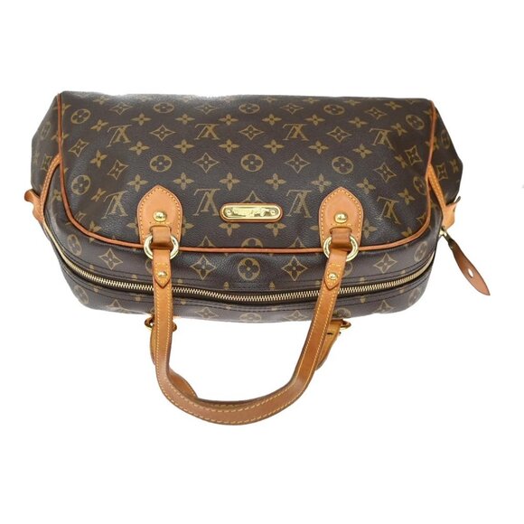 LOUIS VUITTON Montorgueil GM Shoulder Bag Monogram Leather Brown M95566 93KB514 - Picture 6 of 16